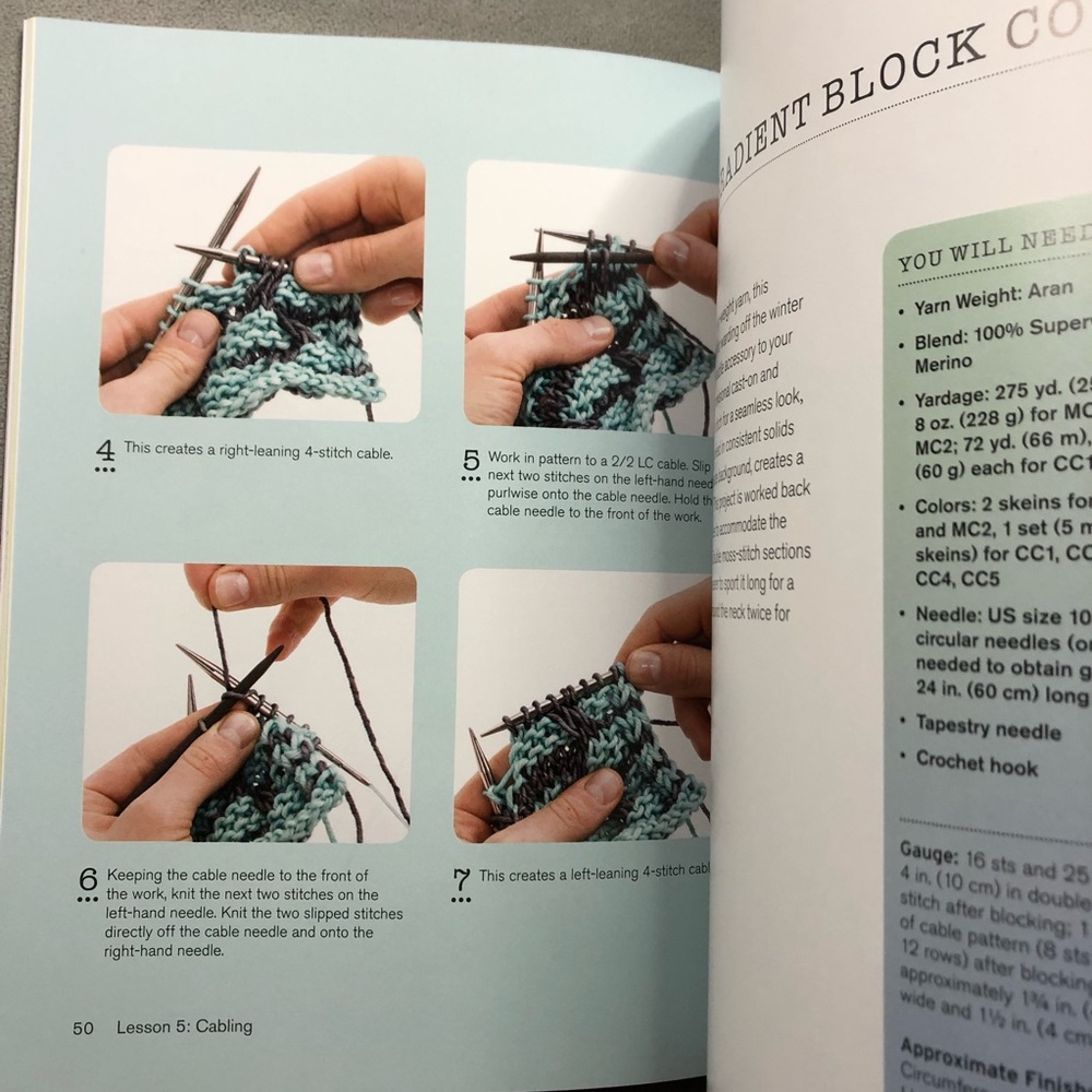 Gradient Knits ~ 10 Step by Step Lessons ~ Brand New! - Picture 4 of 8